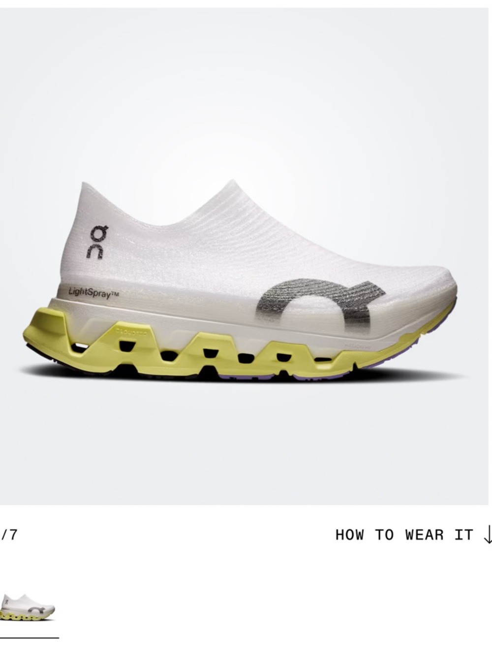 LightSpray Cloudmonster 3 Hyper. Limited Edition. women size 7